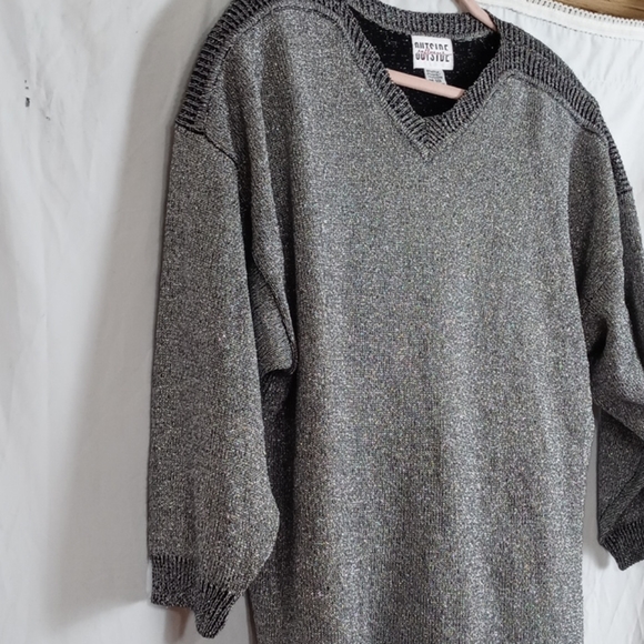 Outside influence oversize shoulder pads metallic - Picture 3 of 8